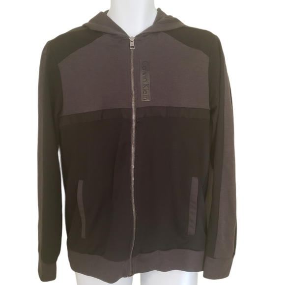 𝅺Calvin Klein Preppy Casual Gym Lightweight Layer Full Zip Sweater - Men's - Picture 1 of 6